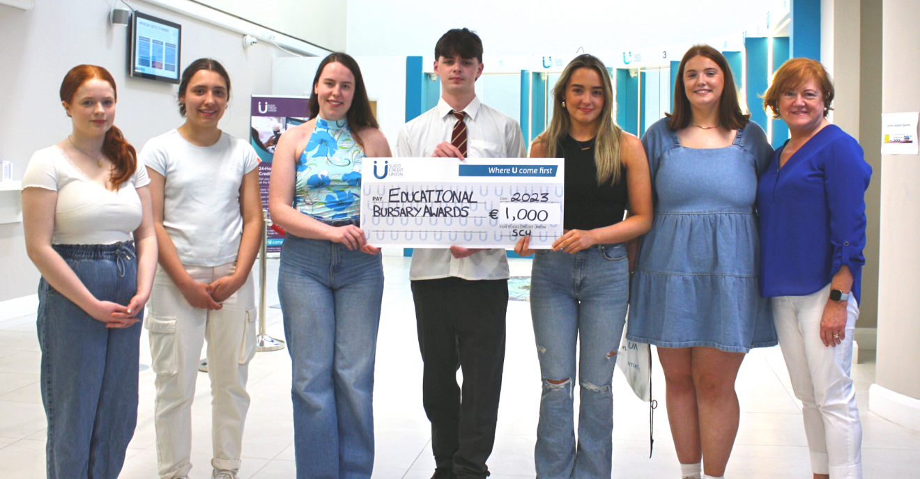 Sligo Credit Union's 2023 Educational Bursary Award Winners