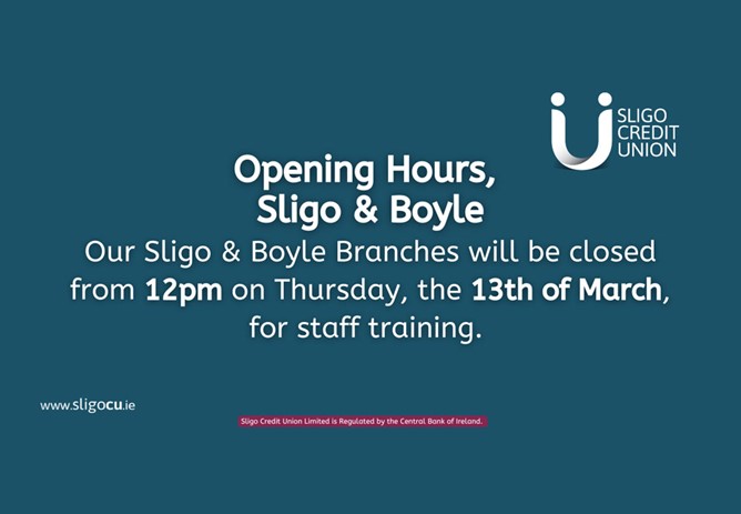 Boyle & Sligo, Opening Hours