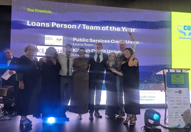 North West Credit Union Wins Loans Person / Team of the Year at All Ireland Credit Union Awards