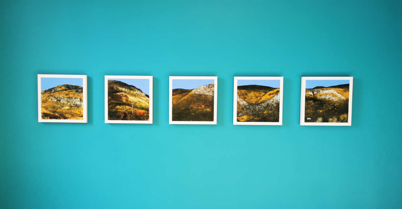 Artist Conor Gallagher Showcases ‘Sligo Mountain Series’ at North West Credit Union