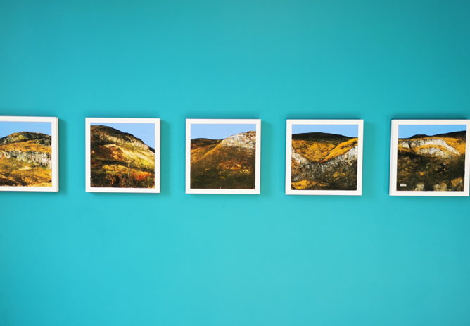 Artist Conor Gallagher Showcases ‘Sligo Mountain Series’ at North West Credit Union