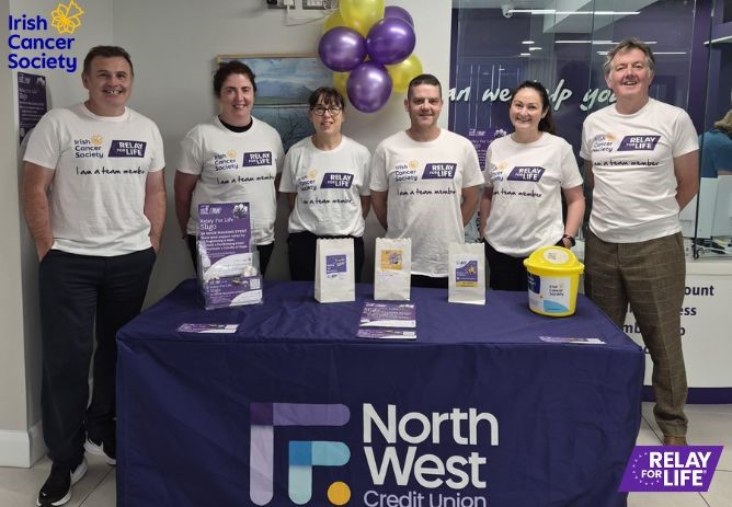 North West Credit Union Takes on Relay For Life Sligo 2026