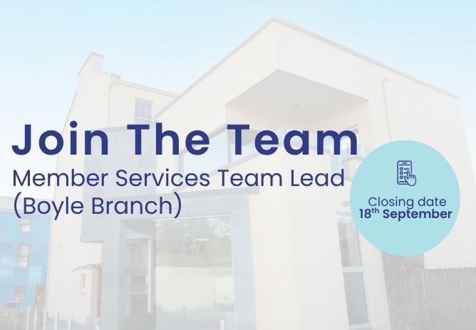 Job Opportunity: Member Service Team Leader (Boyle Branch)